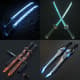 Twin Eclipse Plasma Katana Pair - Visionary Concept Weapon & Armor Design for Creative Studios and Game Developers 5