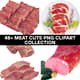 48+ Meat Cuts PNG Clipart Collection - Premium Culinary Vector Graphics for Food Designers and Menu Creators 3