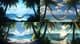 Tropical Paradise View - Vibrant Tropical Landscape Art for Inspiring Creative Projects 5