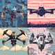 Futuristic Drone with Rotors Pixel Art - Retro Pixel Style Vehicles for Game Developers and Digital Creators 5