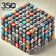 350+ 3D Icons - PixelGlyph Lab Premium 3D Icon Set for Creative UI and Digital Projects 1