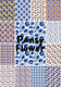 Pansy Patchwork Designs - Elegant Floral Pattern Collection for Creative Print & Digital Projects 6
