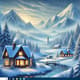 Scenic Snow Winter Landscape Theme - Serene PC Desktop Theme for Calm, Refreshing Workspaces 4