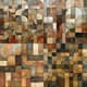 Cubist Abstract Grid - Muted Earth Tones - Contemporary Abstract Expressionism Art for Modern Interiors and Creative Spaces 4