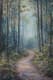 Forest Path with Soft Light Pastel - Serene Pastel Painting for Tranquil Wall Art and Creative Spaces 1