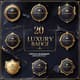 20 Luxury Badge Logos - Premium Elegant Branding Pack - Sophisticated Logo Templates for Professional Brand Identity and Business Growth 4