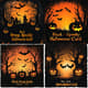 Black Orange Spooky Halloween Card - Vibrant Halloween Invitation for Festive Events and Seasonal Greetings 5