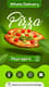 Pizza Delivery WhatsApp Card - PSD Design - Modern Business Card Template for Food Delivery Brands and Marketing 4