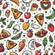 25 Fusion Food Fiesta Patterns - Vibrant Culinary Patterns for Designers and Creators 1