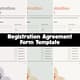 Registration Agreement Form Template - Professional Contract Document for Business & Office Efficiency 1