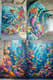 Underwater World Mural - Vibrant Urban Graffiti Art for Creative Spaces and Public Murals 3