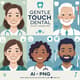 Gentle Touch Dental Poster - AI-Enhanced Health Care Promotion Poster for Wellness and Patient Engagement 5
