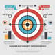 Business Target Infographic - Goal-Oriented Data Visuals for Strategic Planning and Clear Communication 3
