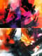 Bold Abstract Expressionist Digital Wall Art - Dynamic Contemporary Decor for Creative Spaces and Modern Interiors 1