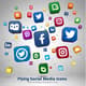 Flying Social Media Icons - Dynamic Stock Video for Business & Technology Branding 6