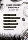 Simple Blue Concert Event Program - Streamlined Corporate & Social Event Template for Professional Presentations 3