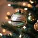 Sequin Ornament on Christmas Tree - Festive Stock Video for Holiday Events and Seasonal Marketing 6