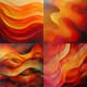 Kinetic Abstract Flowing Gradient Curves - Dynamic Abstract Art for Modern Creative Spaces 3
