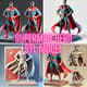 Superman Hero STL Model - High-Detail 3D Printable Figurine for Hobbyists and Collectors 1