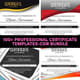 100+ Professional Certificate Templates CD Bundle - Elegant Virtual Award Designs for Business & Education 3