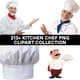 213+ Kitchen Chef PNG Clipart Collection - Vibrant Culinary Characters for Creative and Commercial Projects 3