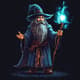 Fantasy Wizard Pixel Avatar - Vibrant Pixel Art Character for Games, Profiles, and Creative Storytelling 1