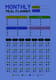 Monthly Meal Planner - Colorful Blue & Yellow Design - Vibrant Health & Fitness Planner for Personal and Professional Use 1