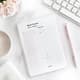 Blush Expense Tracker - White Pink Simple Planner - Streamlined Financial Budgeting for Personal and Business Success 1