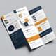 Business Trifold Brochure Template Corporate Layout - Clean Professional Marketing Design for Agencies and Businesses 5