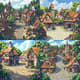 Medieval Village Pixel Art with Streets - Vibrant Pixel Landscapes for Game Developers and Digital Creators 5
