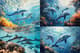 Dolphin Ballet - Aquatic Grace - Immersive Digital Underwater Environment Art for Creative Studios and Visual Storytelling 4
