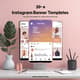20+ Editable Instagram Banner Bundle - Versatile Marketing Templates for Engaging Social Campaigns 1