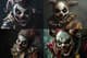Sinister Jester Design - Dark Horror Character Art for Creative Storytelling and Visual Projects 5