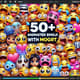 50+ Animated Emoji with MOGRT - Vibrant Motion Graphics Emojis for Creators and Social Content 1