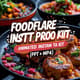 FoodFlare Animated Insta Kit - Vibrant Animated Social Media Templates for Engaging Food Brands and Creators 1