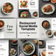 Restaurant Social Media Template - Food Post Design Collection - Modern Culinary Graphics for Engaging Brand Presence 6