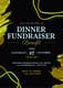 Gold Black Fundraiser Invite Portrait - Elegant Business & Events Invitation Templates for Professional Impact 4