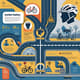 Cyclist Safety Infographic - Premade Visual Tips & Guide - Clean Infographic Template for Effective Cycling Awareness and Safety Education 3