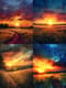 Country Sunset Peace - Serene Landscape Art for Relaxing Ambience and Creative Spaces 4