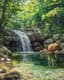 Waterfall Painting - Serene Landscape Art for Home Décor and Creative Spaces 2025-2026 6