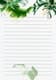 Tropical Leaf Watercolor Note Paper - Elegant Office Stationery Templates for Professional & Creative Use 5