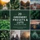 20 Greenery Presets & LUTs Collection - Vibrant Nature-Inspired Photo Enhancements for Creative Photoshop Editing 4
