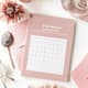 Pink Minimalist Monthly Sheet - Clean & Stylish Planner for Organized Productivity and Personal Efficiency 4