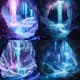Magical Ice Cavern Pixel Artwork - Vibrant Pixel Art Landscapes for Game Developers and Digital Creators 3