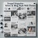 Drupal Magazine News Blog Style Web Theme - Modern Responsive Drupal Theme for Publishers and Content Creators 3