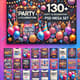 130+ Party & Celebration PSD Mega Set - Vibrant Multi-Channel Social Media Ad Templates for Brands & Creators 5