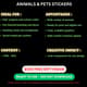 50+ Colorful Flyers Bird Pack - Vibrant Animal Sticker Collection for Creative Branding and Personal Projects 2