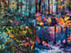 Biome Mosaic - Fractal Undergrowth - Abstract Digital Environment Art for Creative Projects and Visual Storytelling 1
