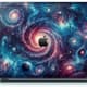 Galaxy Theme Space Skins - Vibrant Cosmic Laptop Skins for Personalized Tech Style and Protection 3