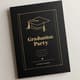 Black Gold Graduation Party Invitation - Elegant Graduation Card for Memorable Celebrations and Keepsakes 5